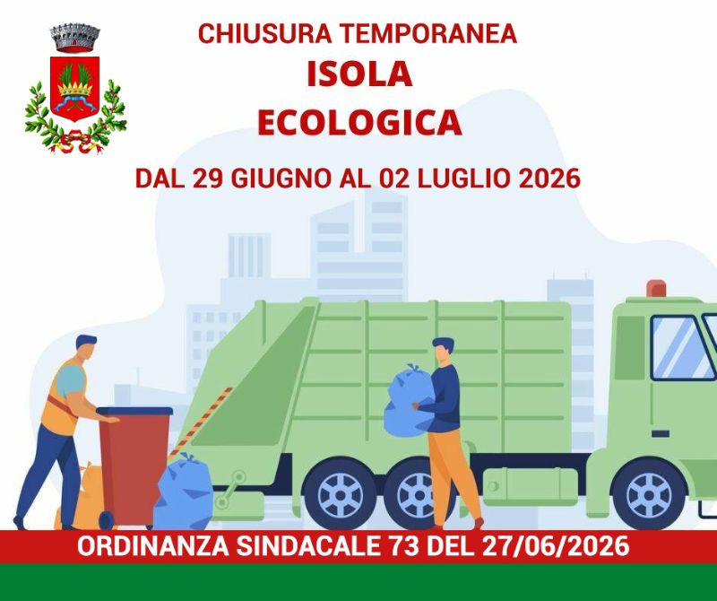 CHIUSURA ISOLA ECOLOGICA