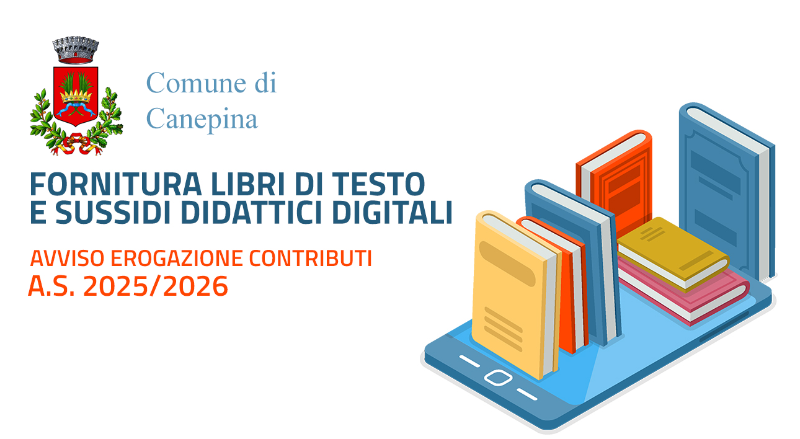 fornitura e contributo libri di testo  canepina 2025 