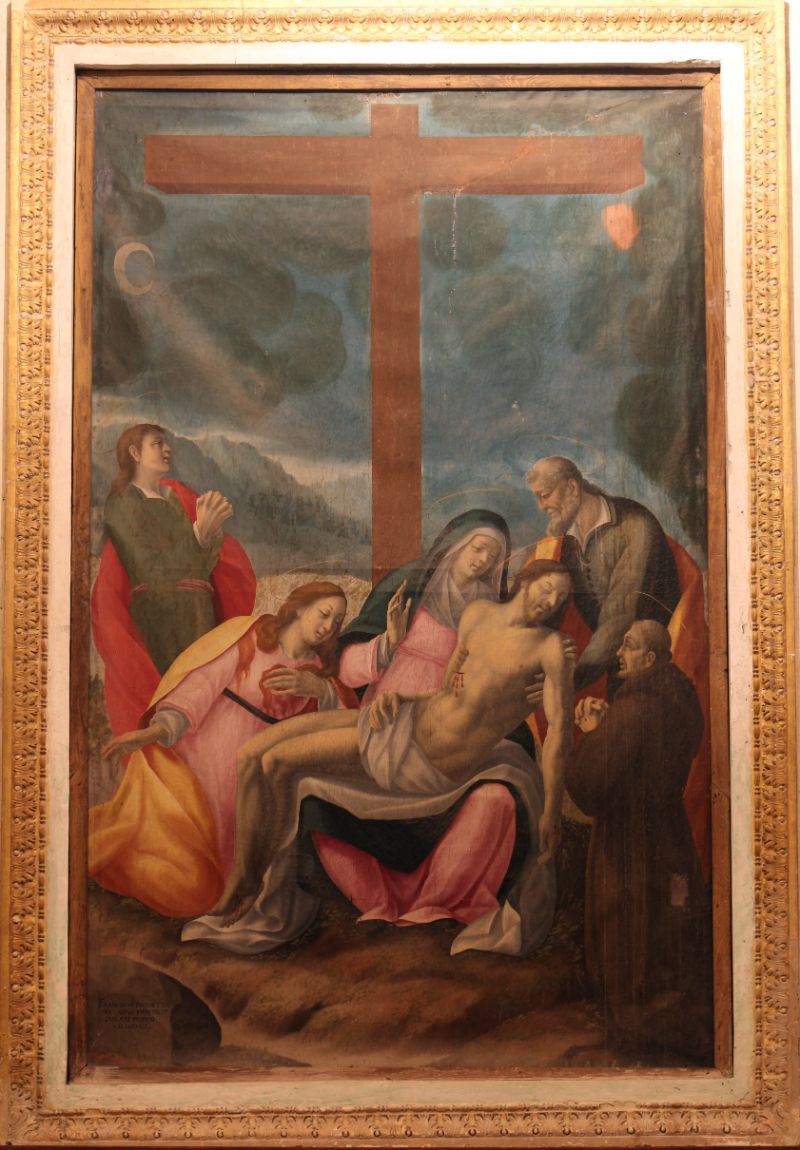 Pietà con la Vergine